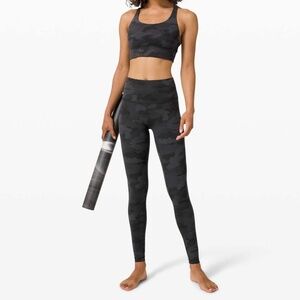 Lululemon Align Pant 28" Deep Coal Multi Camo Leggings